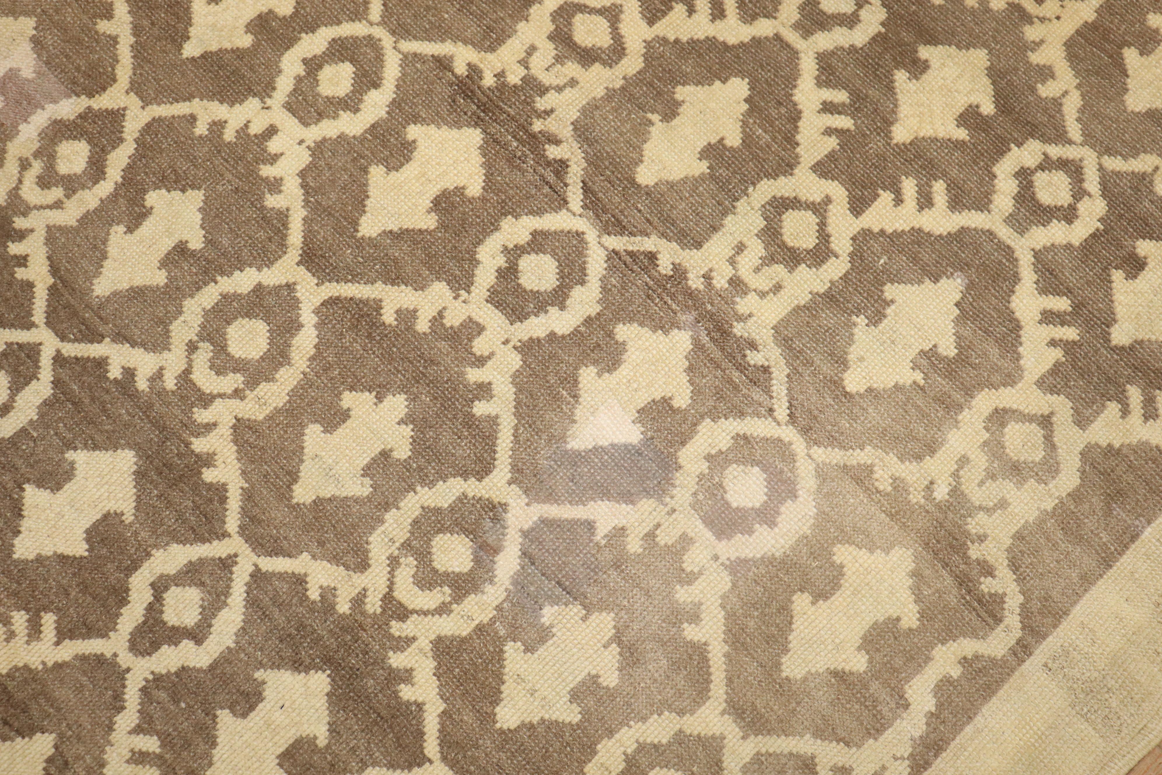 Mid-Century Modern Tapis décoratif turc vintage de la collection Zabihi en vente