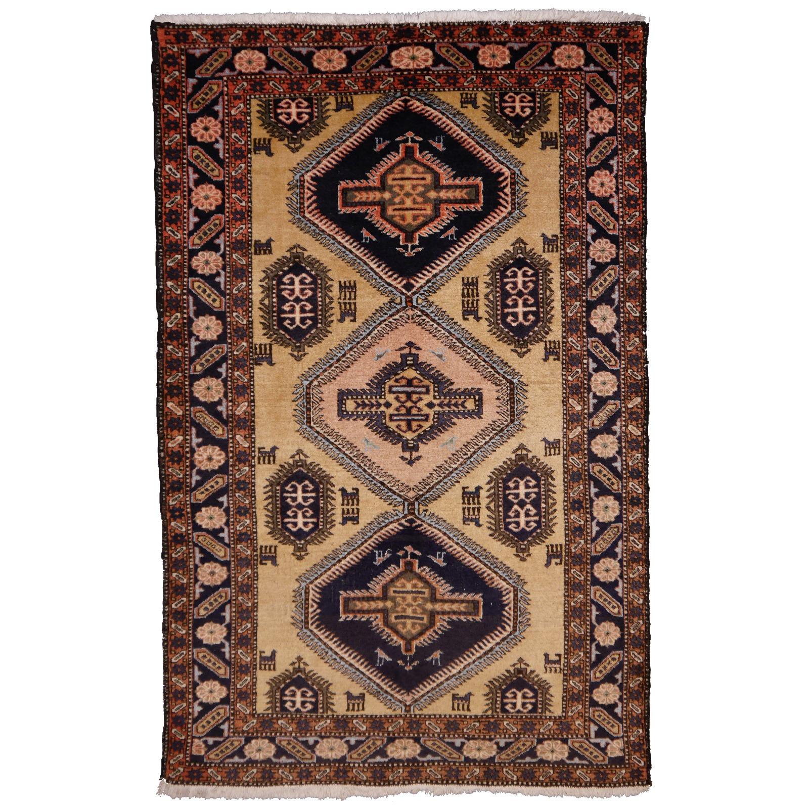 Vintage Turkish East Anatolian Rug