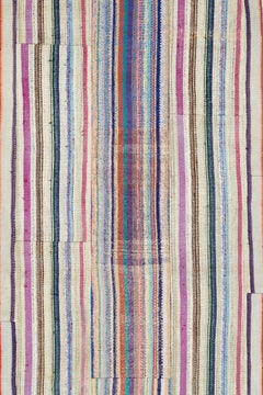 Vintage Turkish Flat-Weave Rug