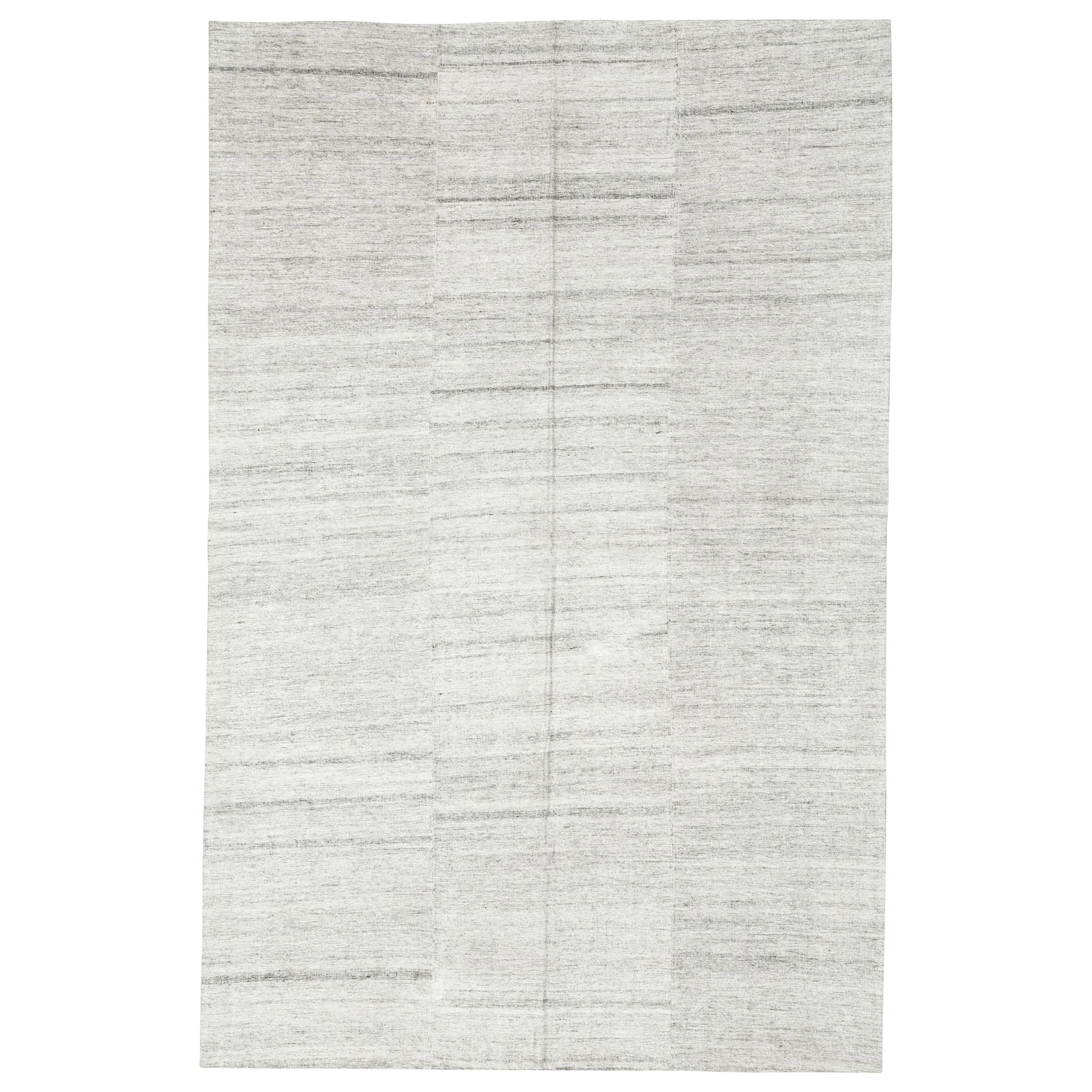 Tappeto turco vintage a trama piatta