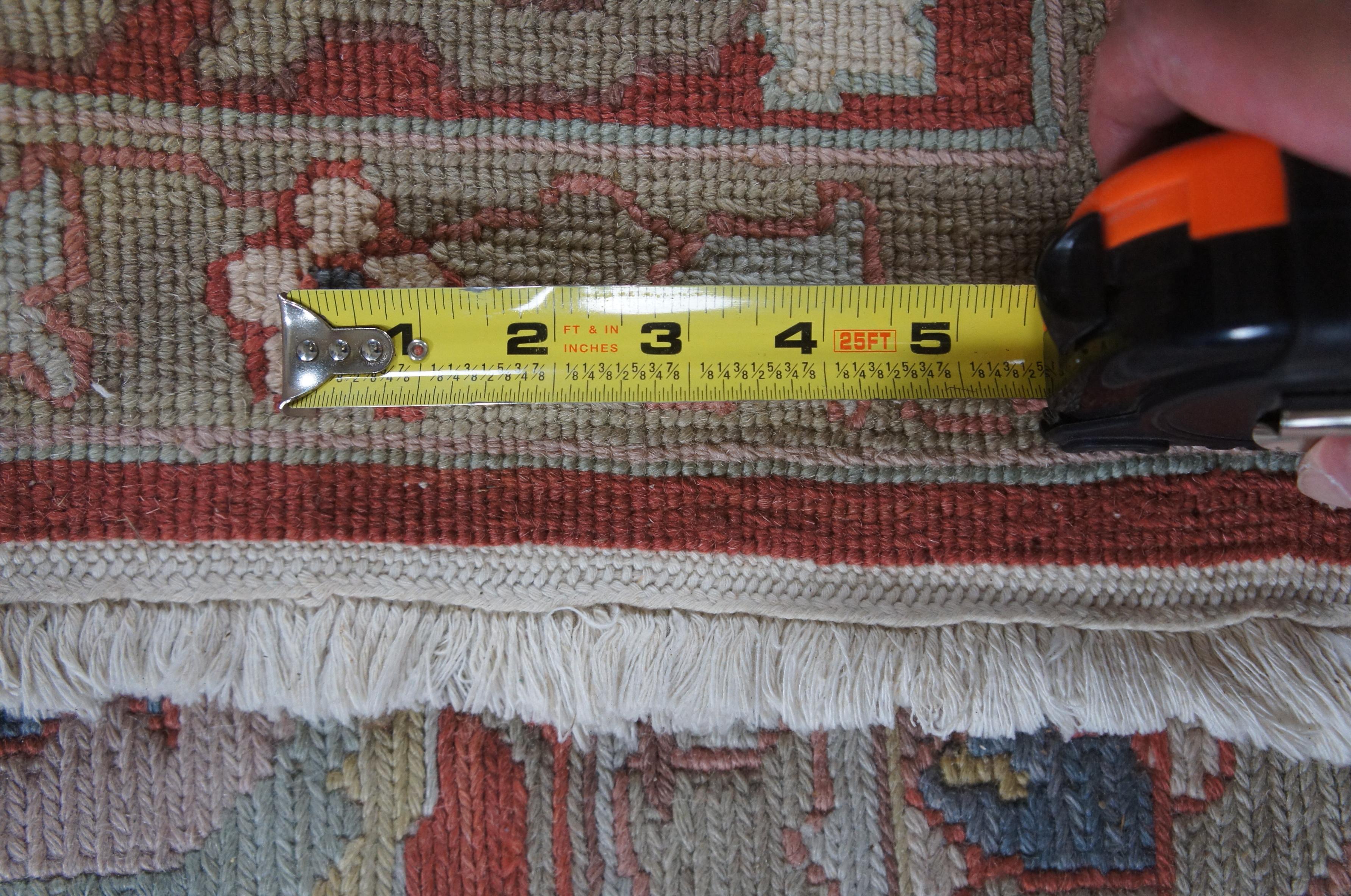 Vintage Turkish Flatweave Kilim Geometric Wool Area Rug Pink Carpet 8 x 10' (Tapis turc à tissage plat) en vente 5