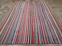 Mid-20th Century Turkish Flatweave Kilim Room Size Carpet