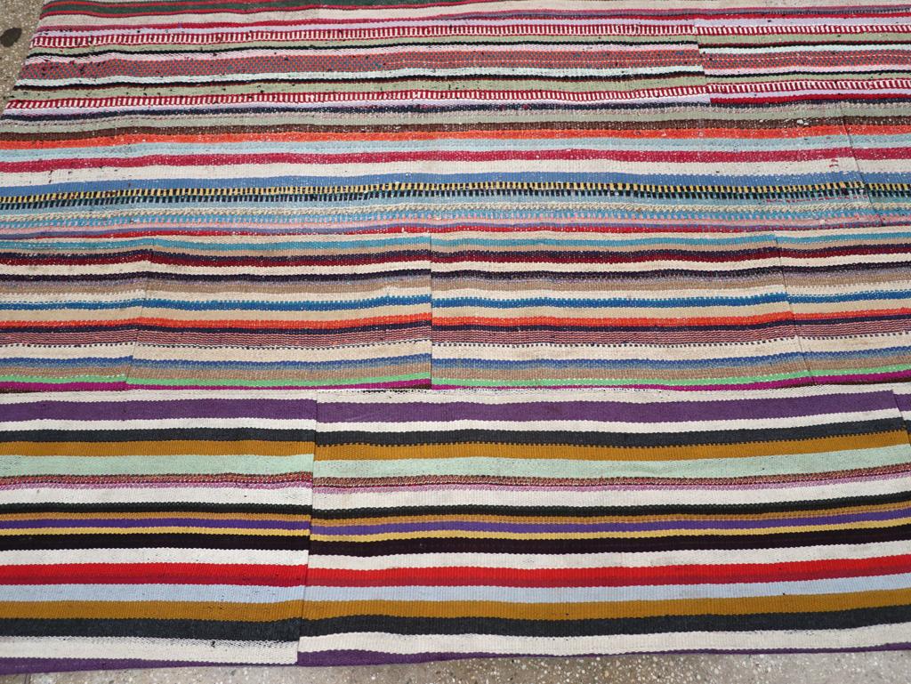 Tappeto turco d'epoca a trama piatta Kilim per la stanza In condizioni ottime in vendita a New York, NY