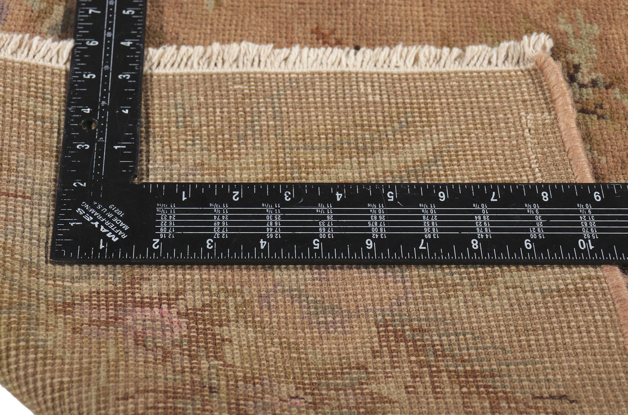Vintage Türkisch Floral Sivas Teppich (20. Jahrhundert) im Angebot