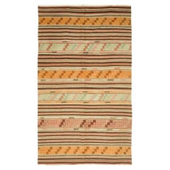 Alfombra Kilim turca vintage tejida a mano  5'4 x 9'5
