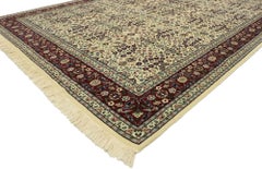Vintage Turkish Harker Millefleur Rug with Victorian Style