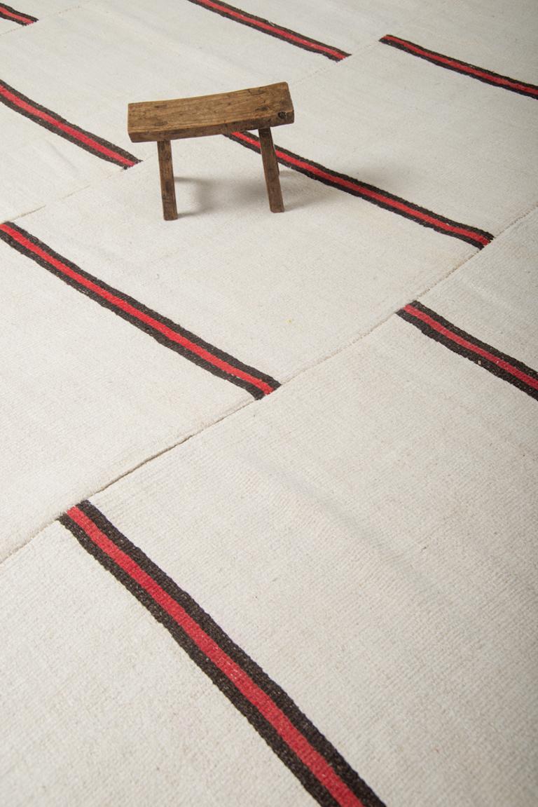 Vintage Turkish Hemp Kilim Rug 'FlatWeave' at 1stDibs