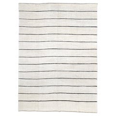 Vintage Turkish Hemp Kilim Rug 9'9''x14'