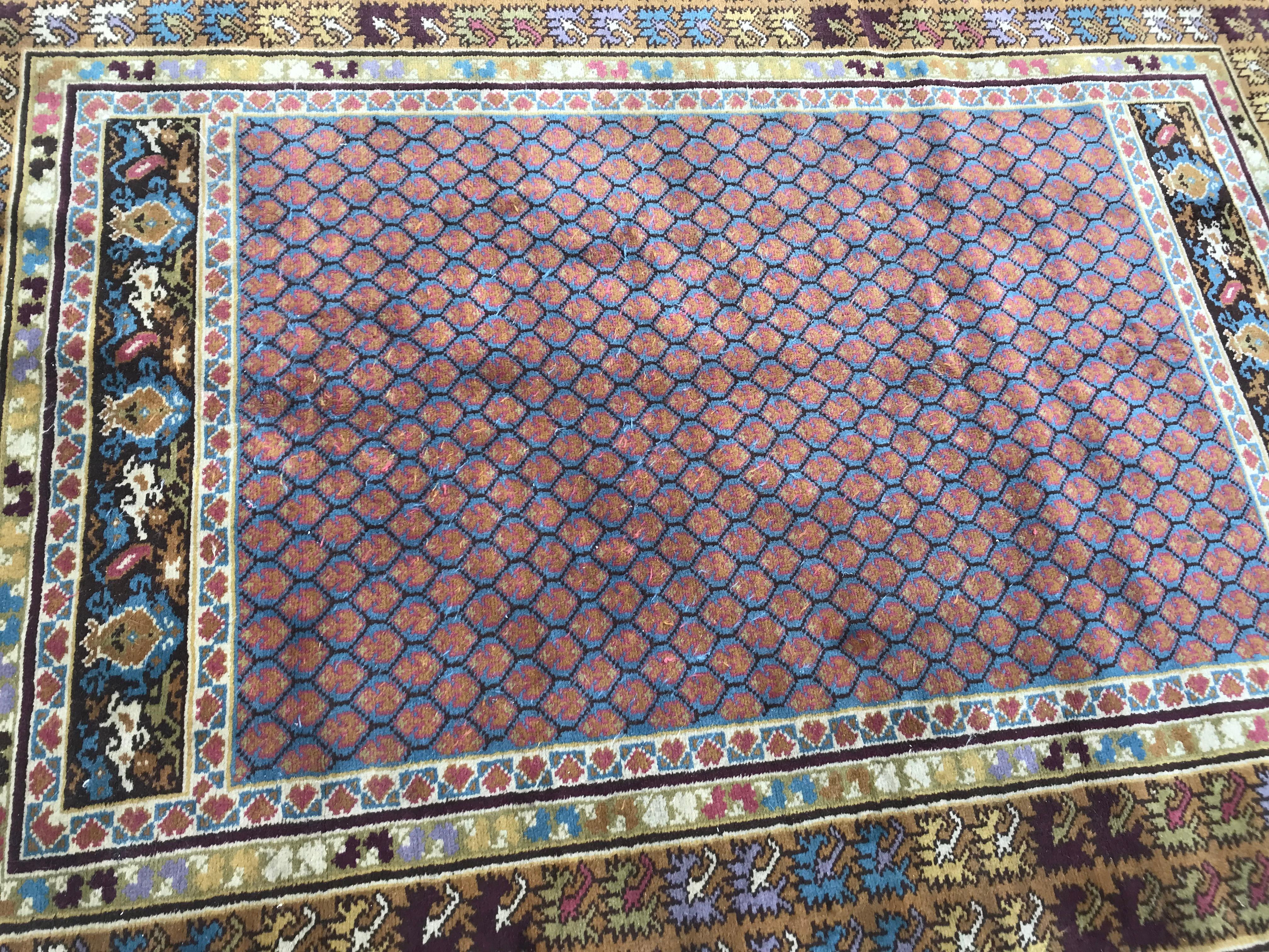 Wool Vintage Turkish Istanbul Rug