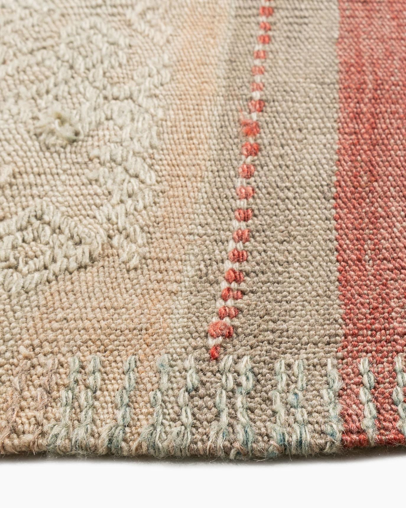 Türkischer Jajim-Teppich im Vintage-Stil 5' x 8'3 im Angebot 4
