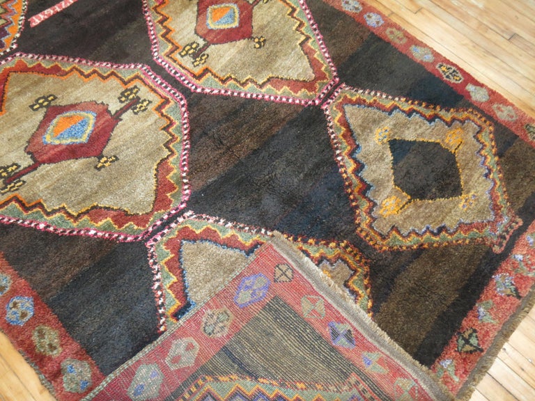 Vintage Turkish Kars Anatolian Gallery Rug For Sale at 1stDibs