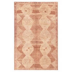 Vintage Turkish Kars Area Rug. Size: 6 ft 7 in x 10 ft 4 in