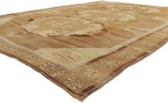 1950's Turkish Kars Carpet with Modern Style, Cozy Nomad Meets Mod Boho