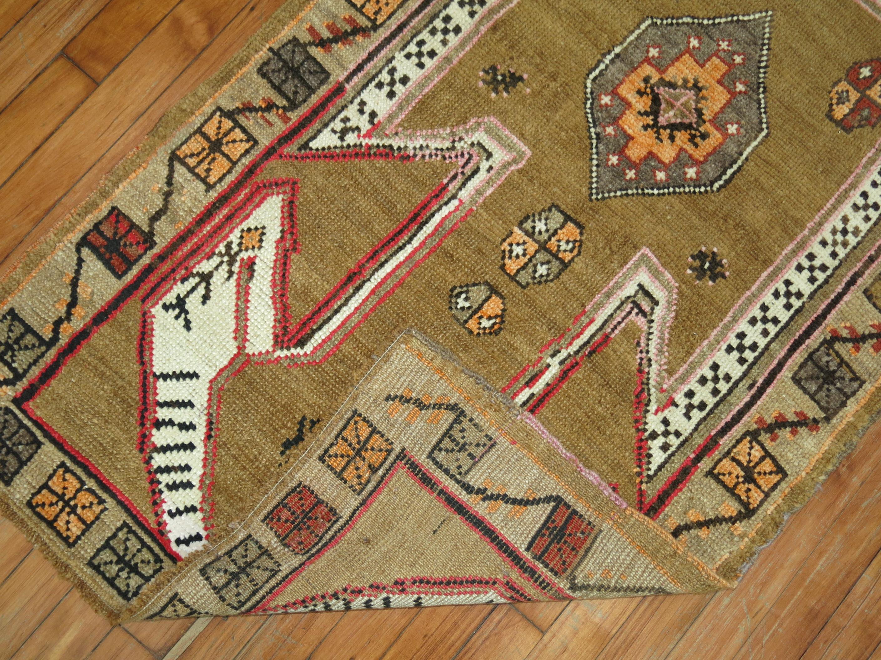 Vintage Turkish Kars Rug In Good Condition In New York, NY