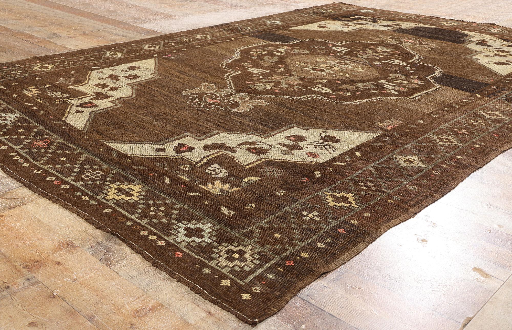 Tapis turc Kars vintage de style moderne en vente 2