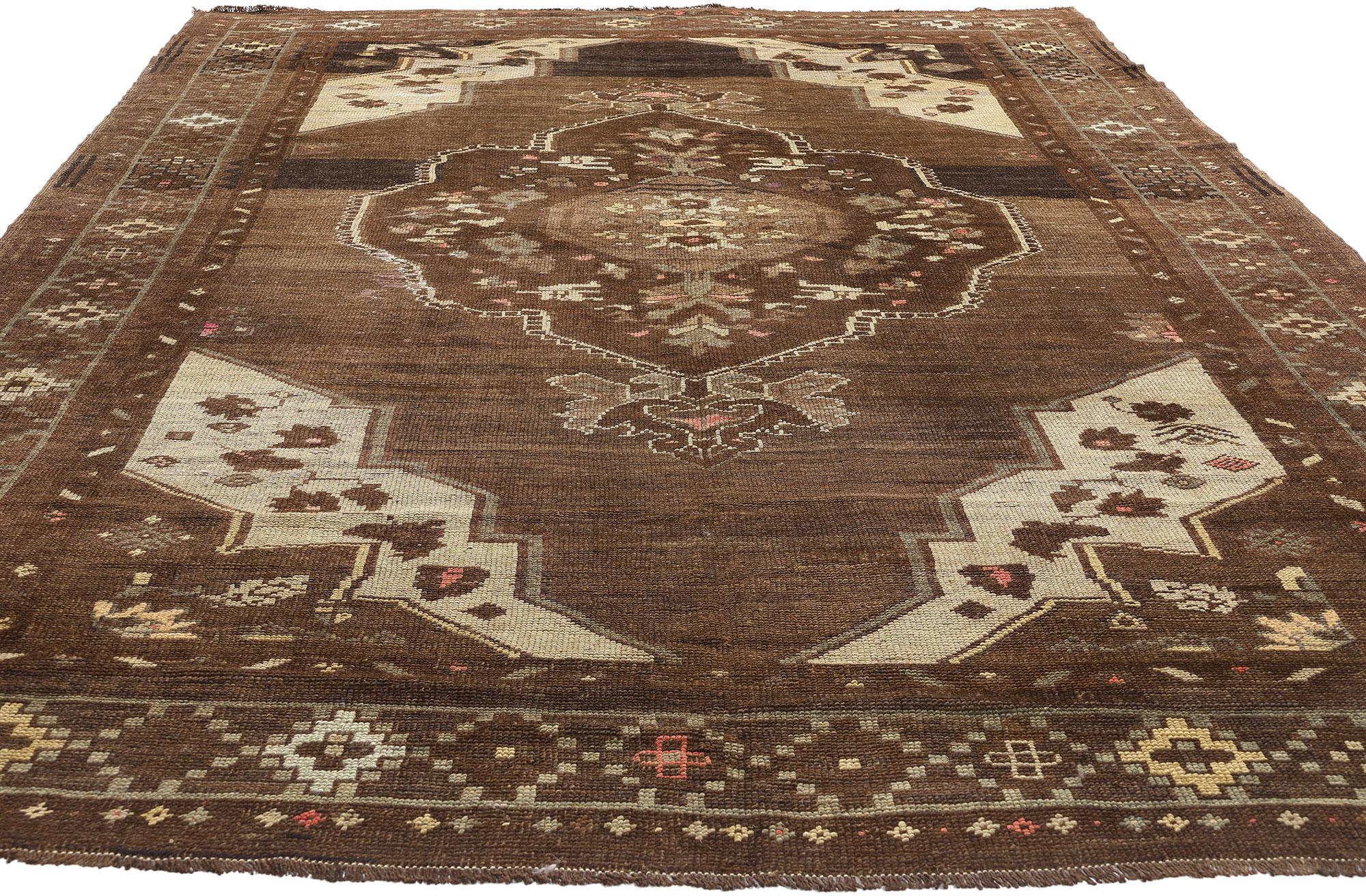 Turc Tapis turc Kars vintage de style moderne en vente