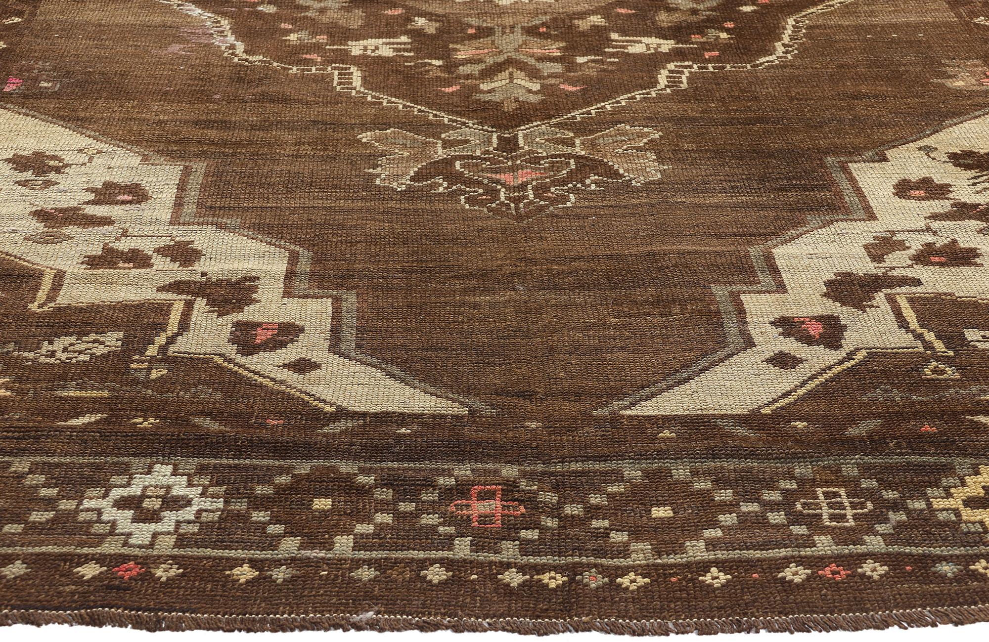 20ième siècle Tapis turc Kars vintage de style moderne en vente