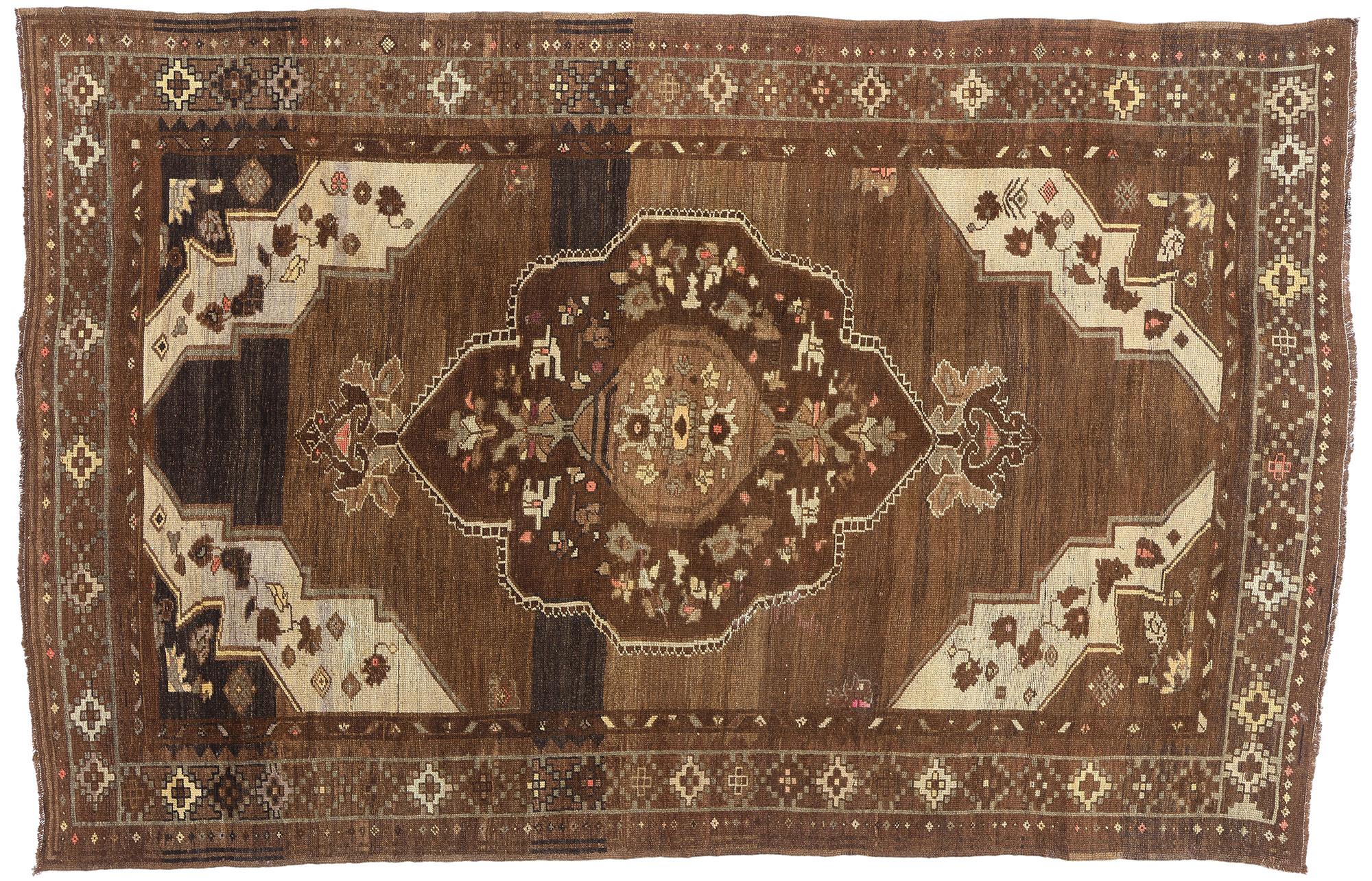 Tapis turc Kars vintage de style moderne en vente 7