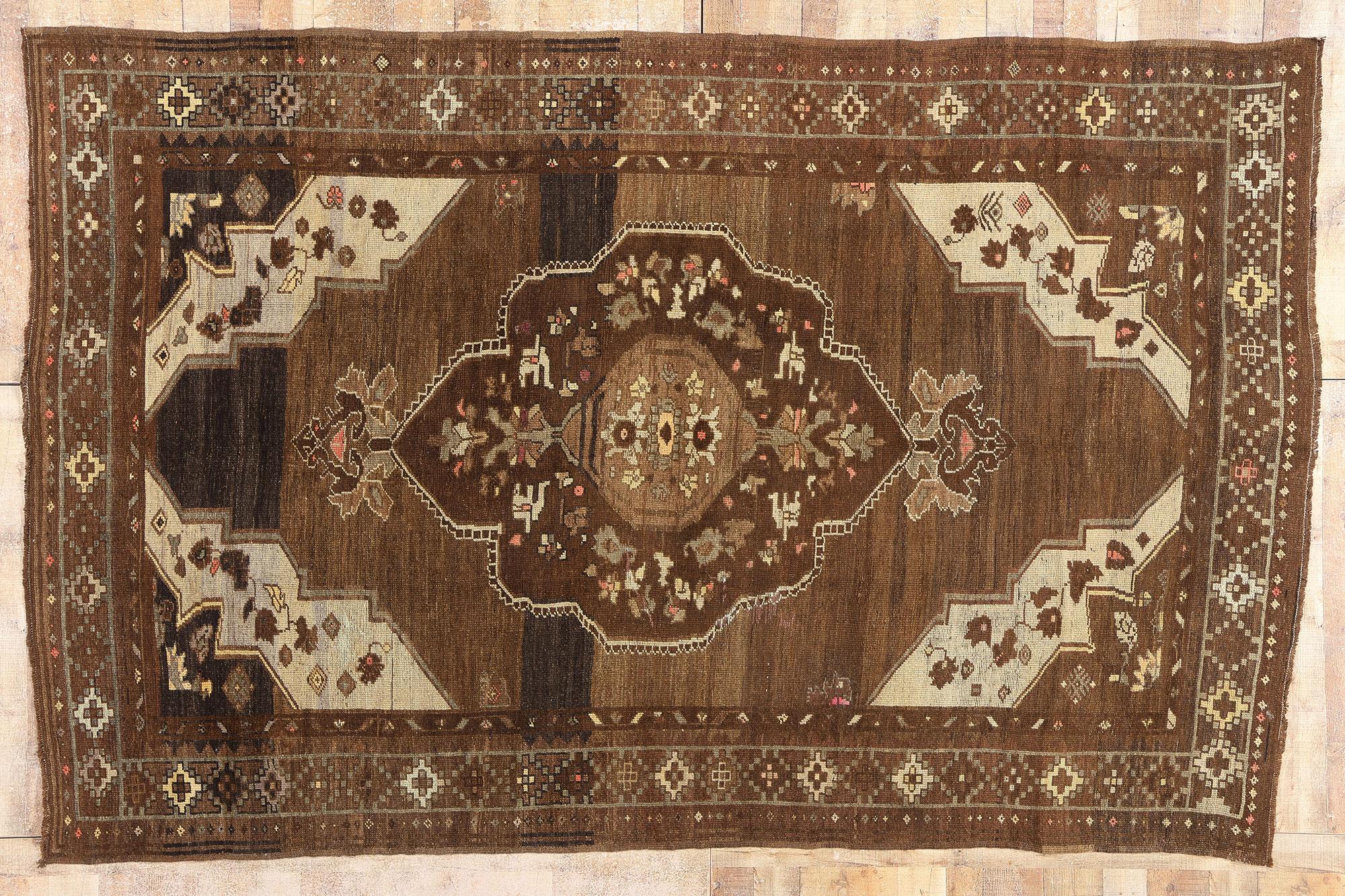 Tapis turc Kars vintage de style moderne en vente 6