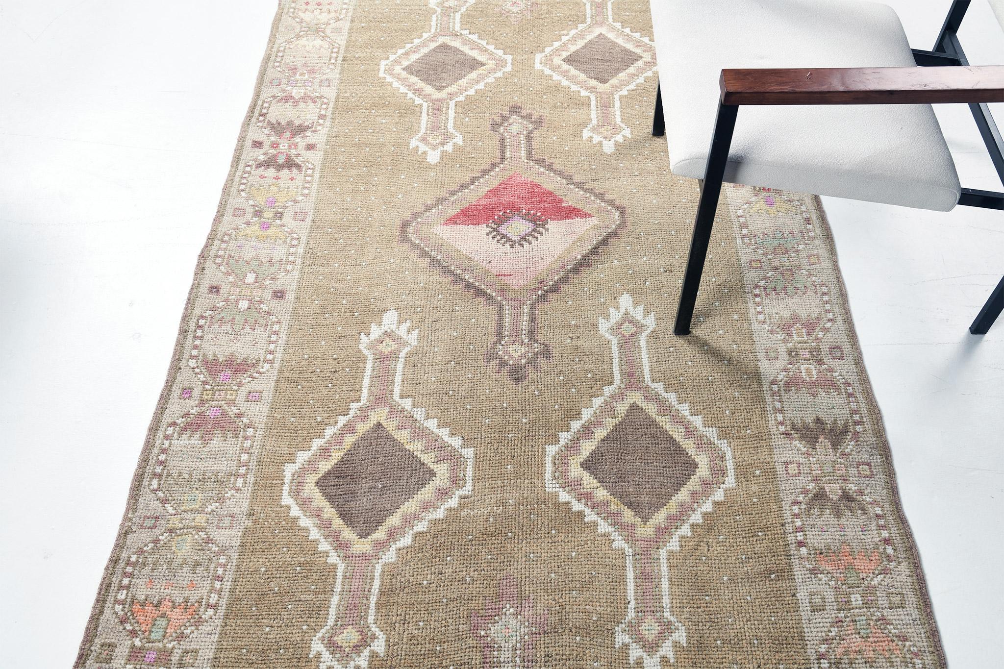 Mid-20th Century Vintage Turkish Kars Runner For Sale