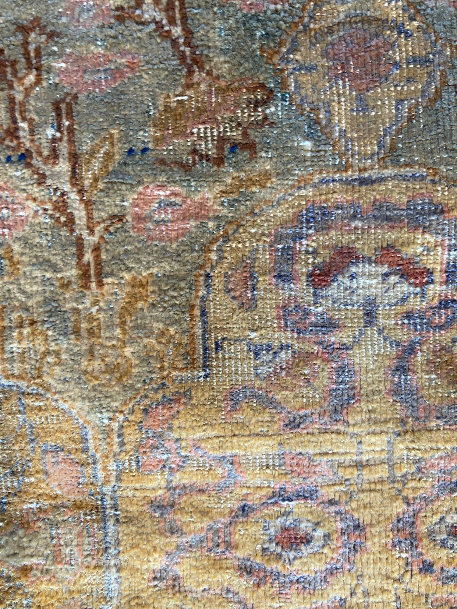 Tappeto vintage in seta Kayseri 1,65 m x 1,16 m in vendita 10
