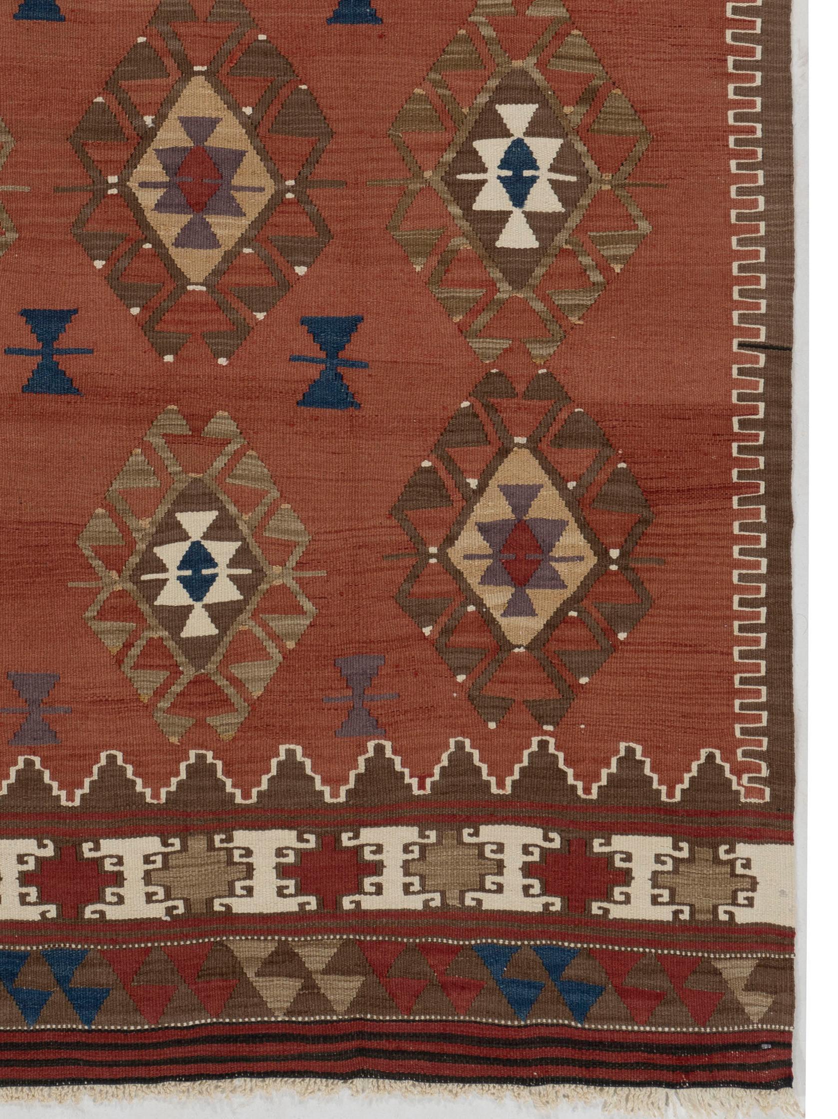 Türkischer Kelim 3'8 X 5'7 im Angebot 2
