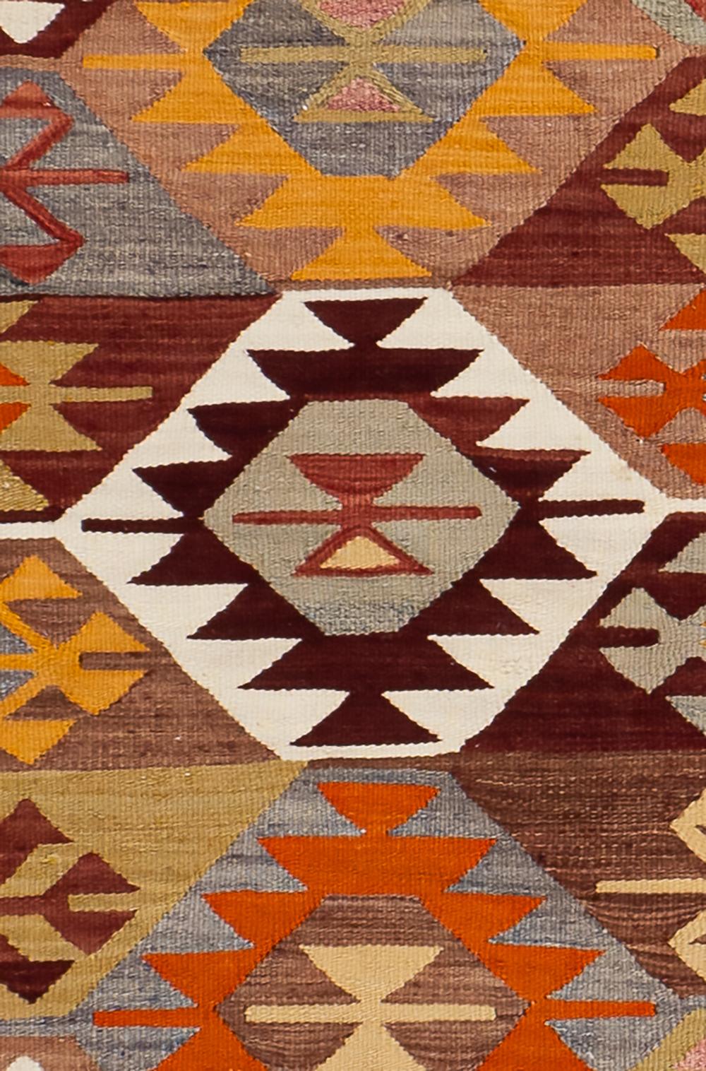 Vintage Kilim turco 5'4 X 9'4 in vendita 8