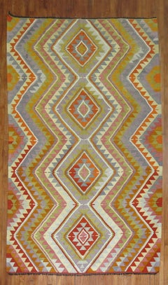 Vintage Turkish Kilim 6' x 10'