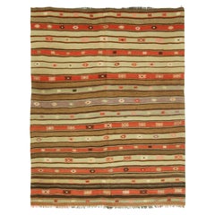 Tapis Kilim turc vintage 5'5x7' (5'5x7')