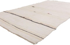 1960's Turkish Kilim Area Rug with Organic Modern Style