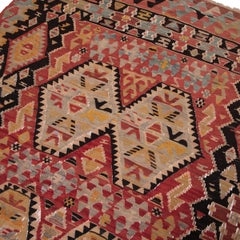 Vintage Turkish Kilim Carpet