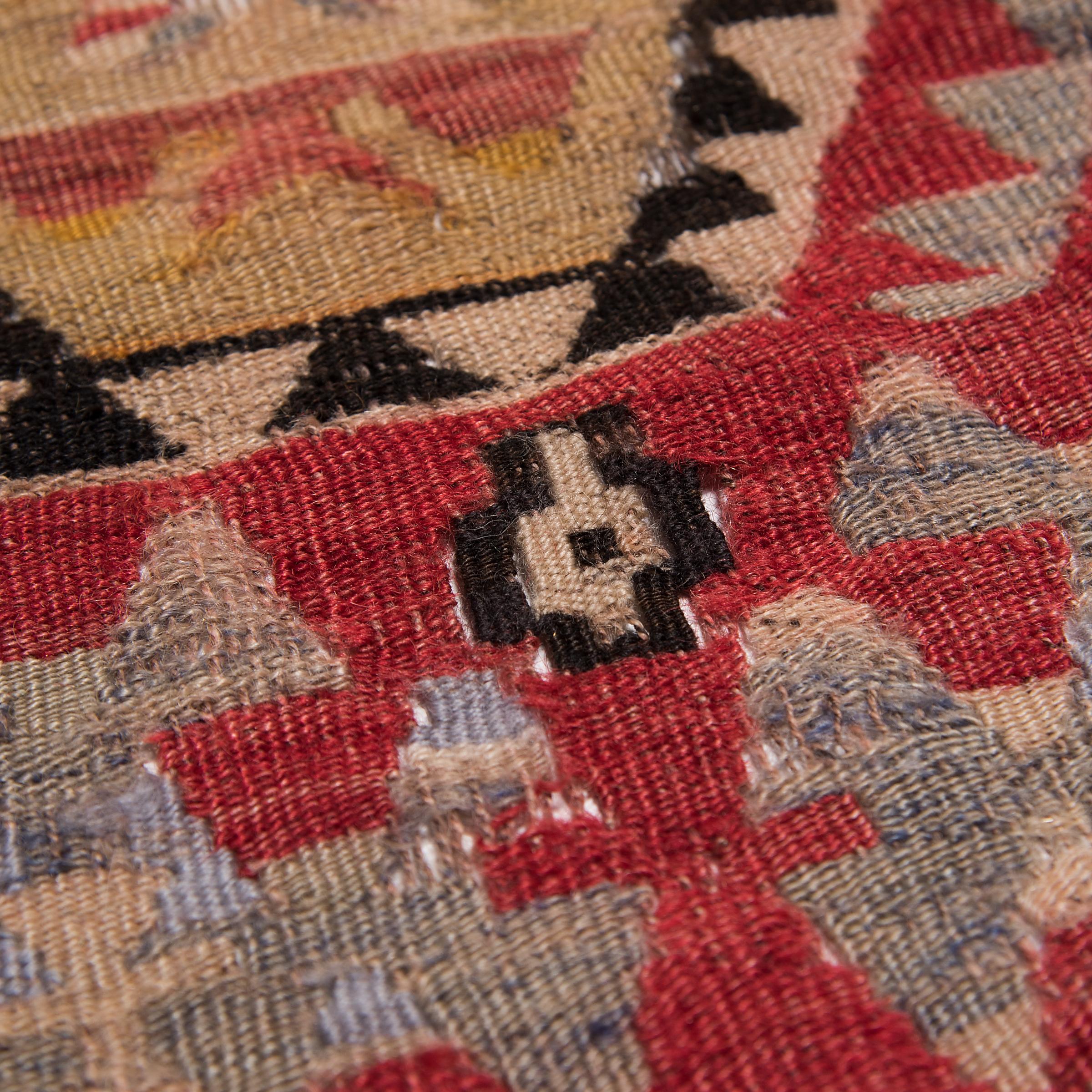 Türkischer Kelim-Teppich, Vintage im Zustand „Gut“ im Angebot in Chicago, IL