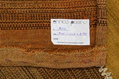 Vintage Turkish Cicim Rug, Hand-Woven Wool, Minimalist, Circa 1940