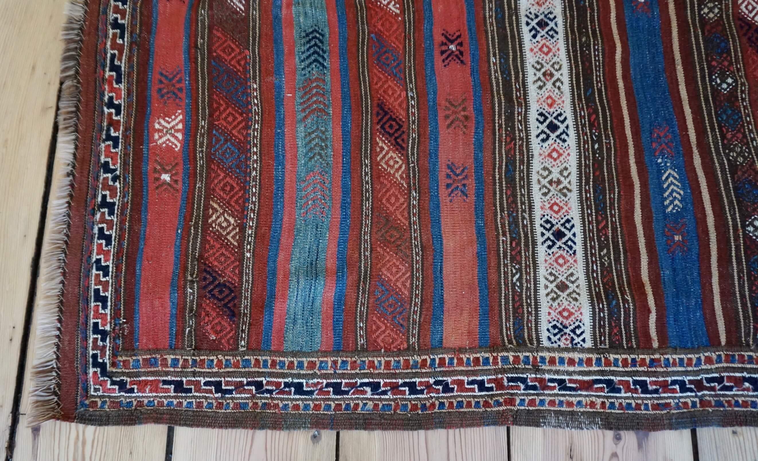 Azerbaijani Vintage Shirvan Kilim