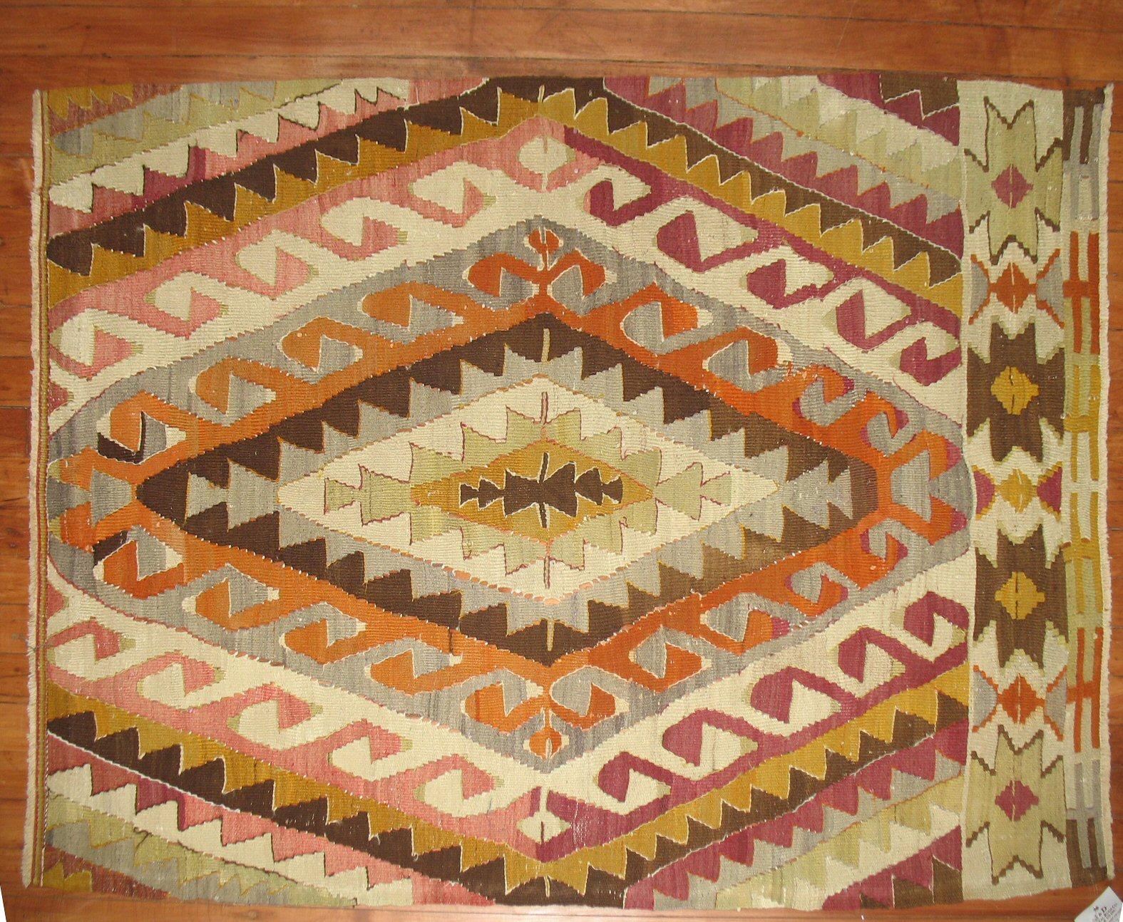 Navajo Vintage Turkish Kilim