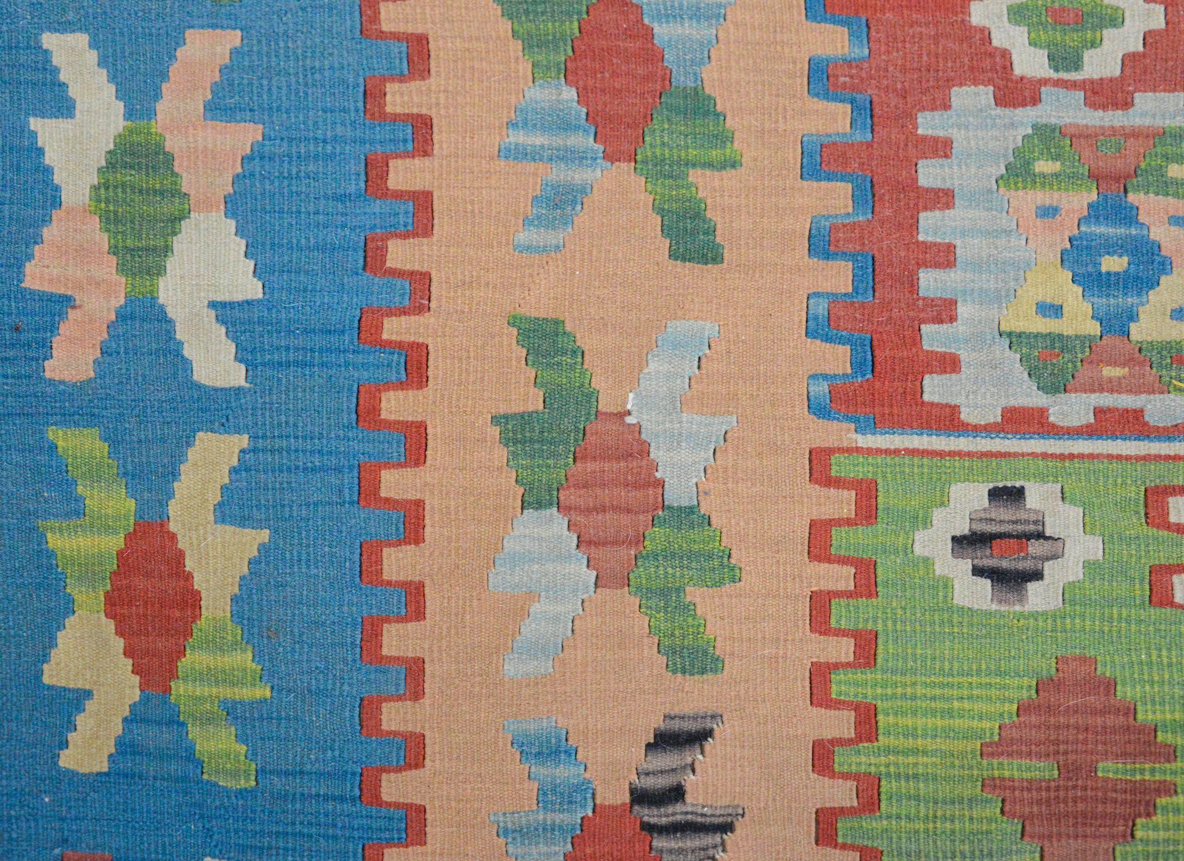20th Century Vintage Turkish Kilim For Sale