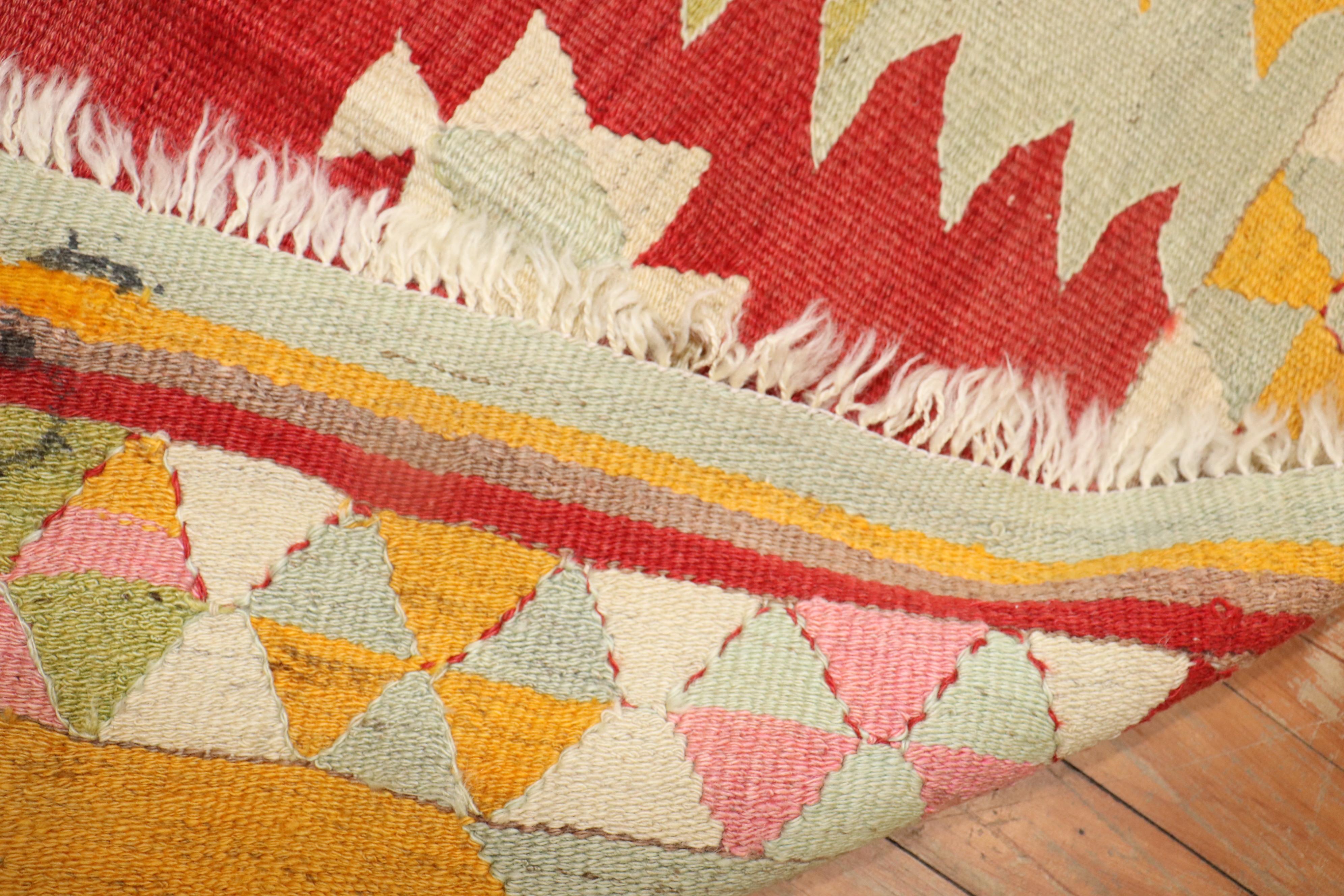 Vintage Turkish Kilim In Good Condition In New York, NY