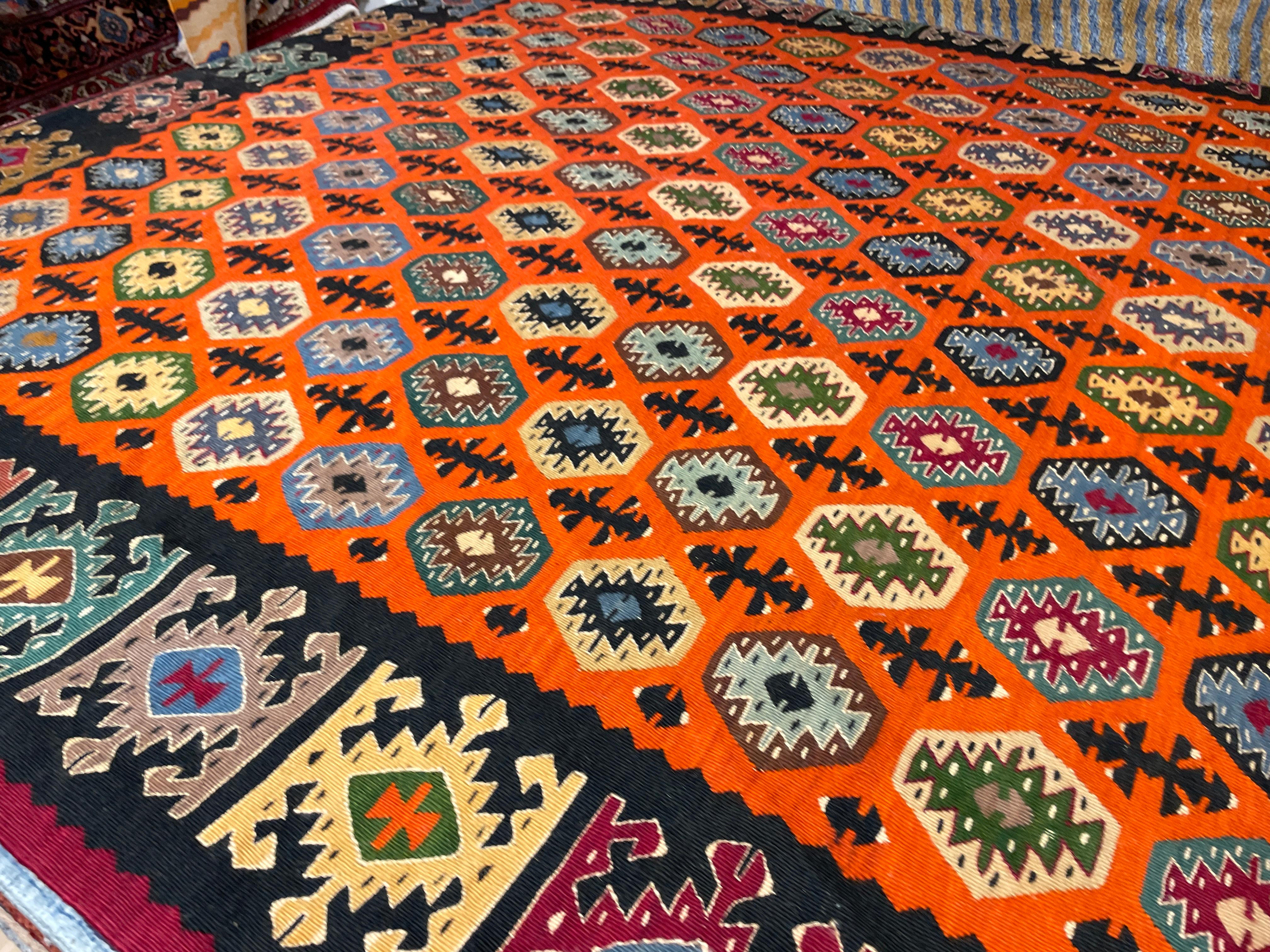Kilim turc vintage Bon état - En vente à Lohr, Bavaria, DE