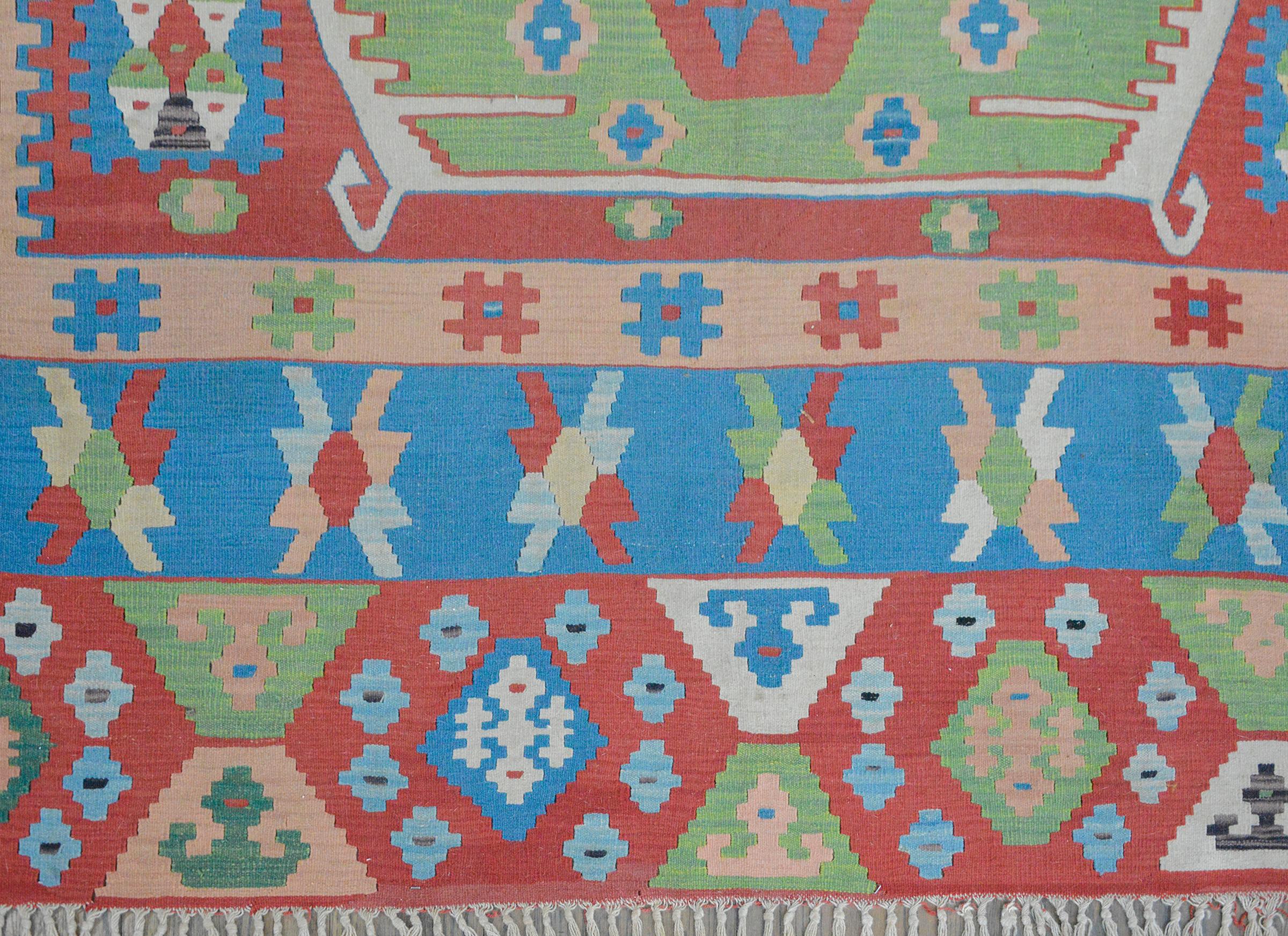 Vintage Turkish Kilim For Sale 1