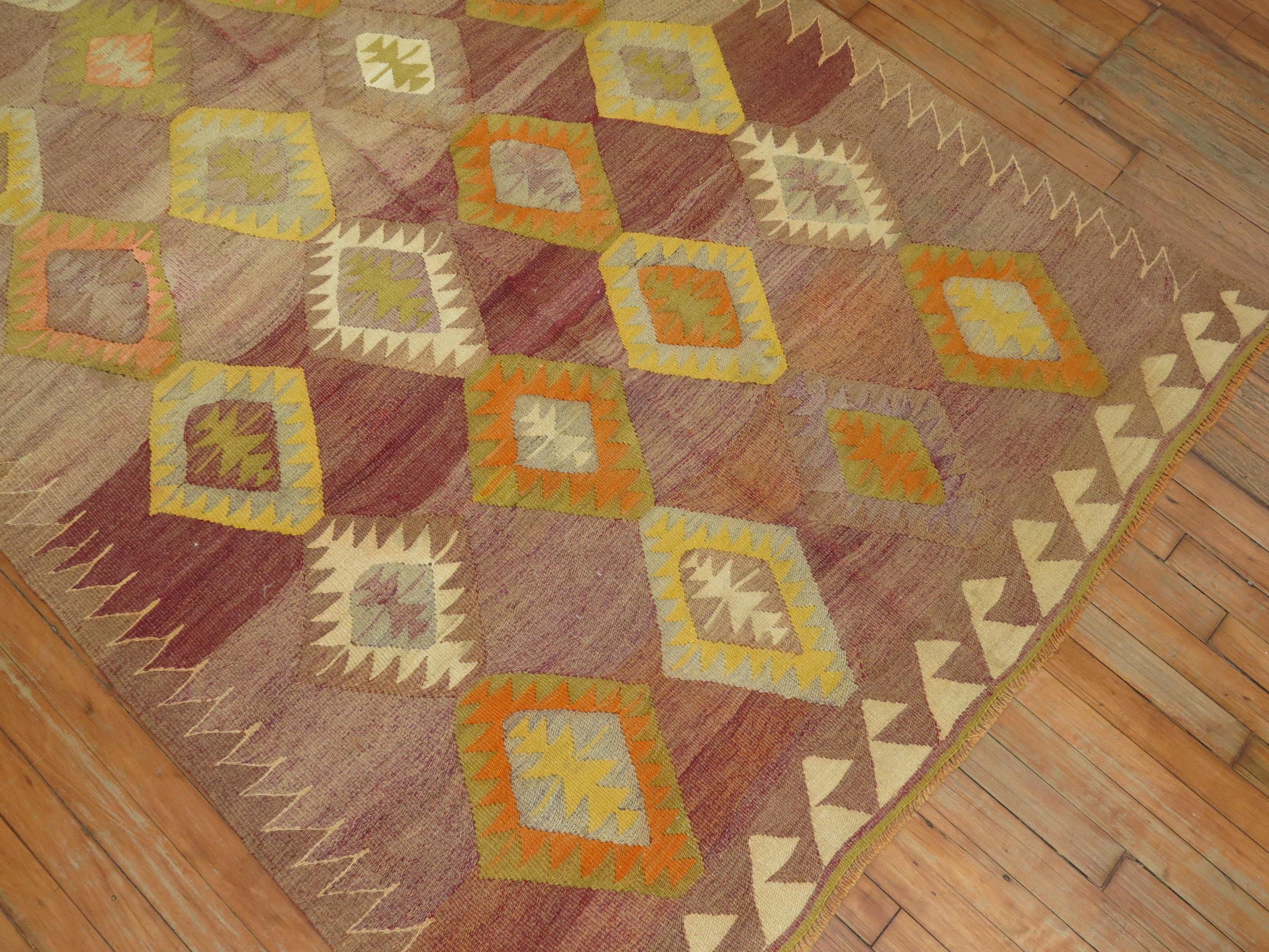 Vintage Turkish Kilim 1