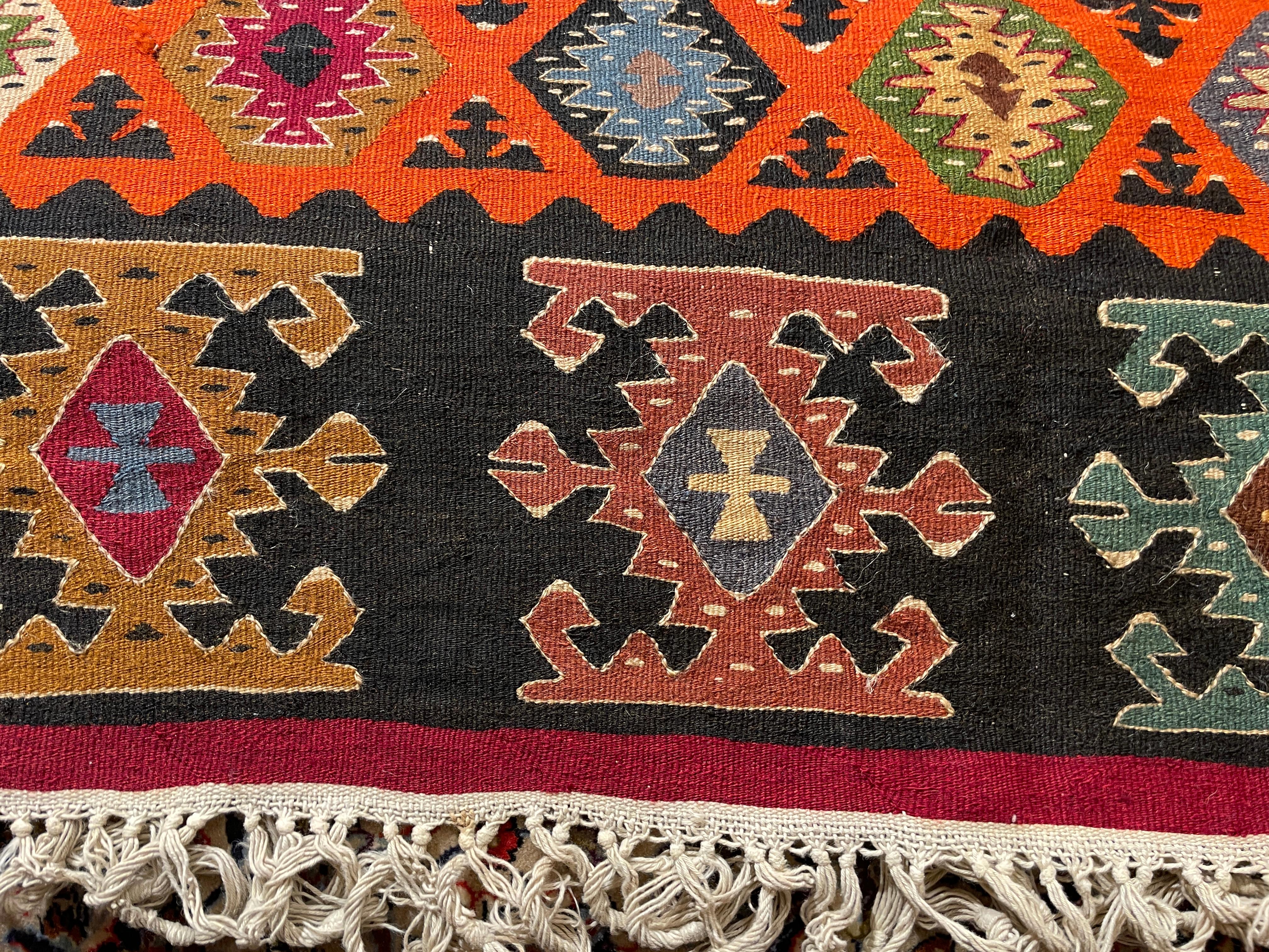 Laine Kilim turc vintage en vente