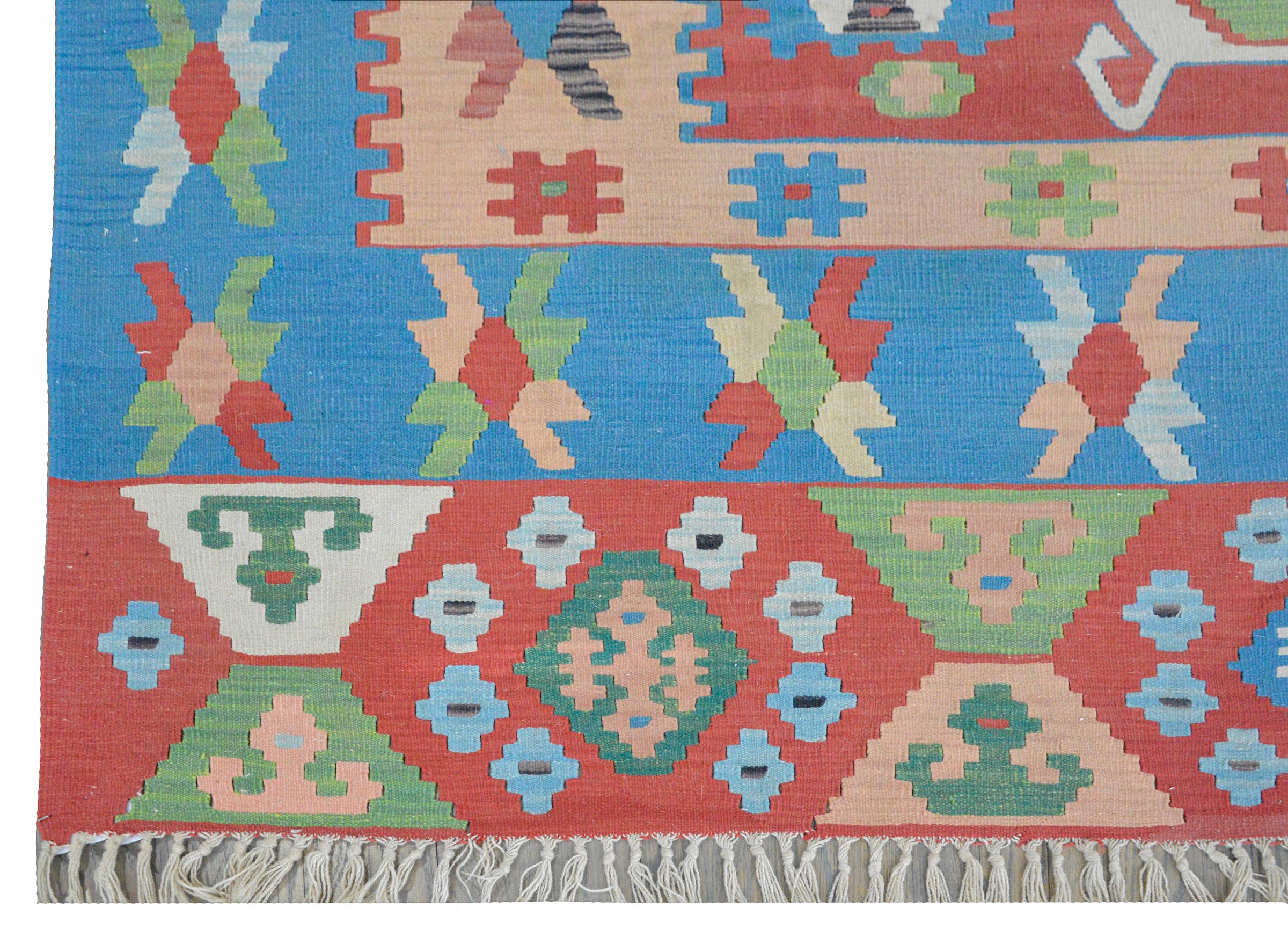 Vintage Turkish Kilim For Sale 3