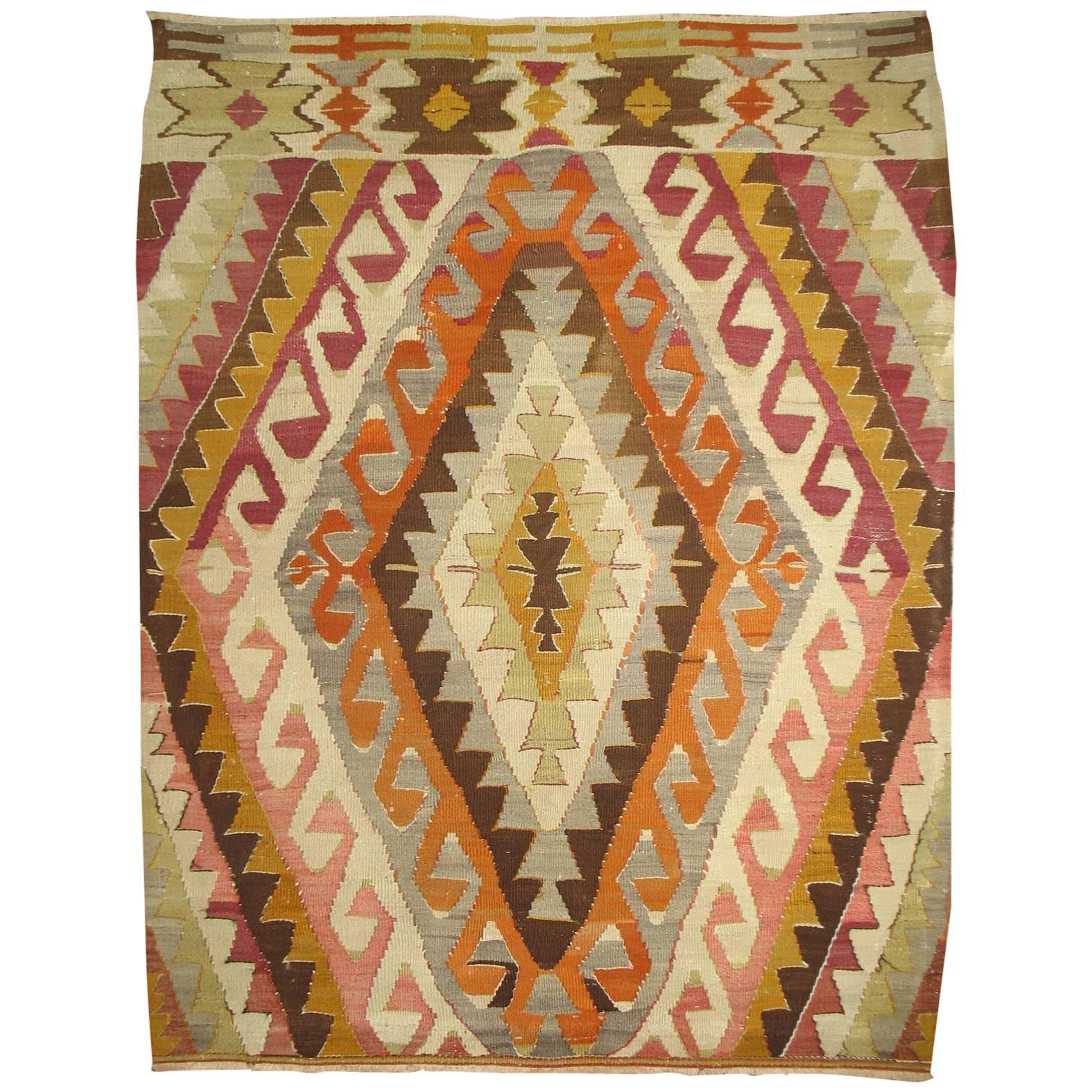 Vintage Turkish Kilim