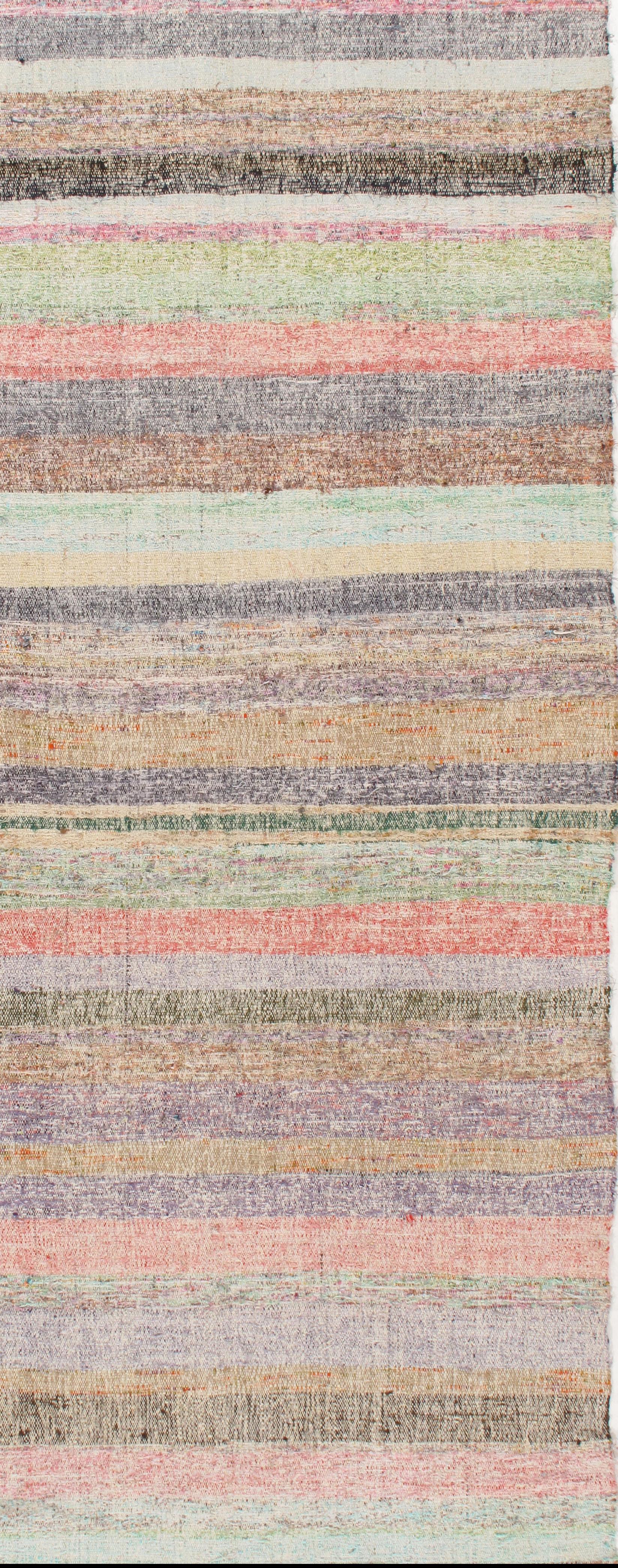 Lana Runner lungo vintage in kilim turco, 3'9 x 24'2 in vendita