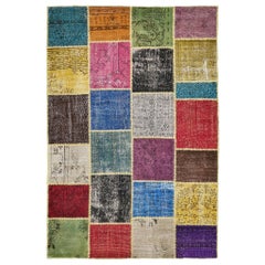 Patchwork di kilim turco vintage