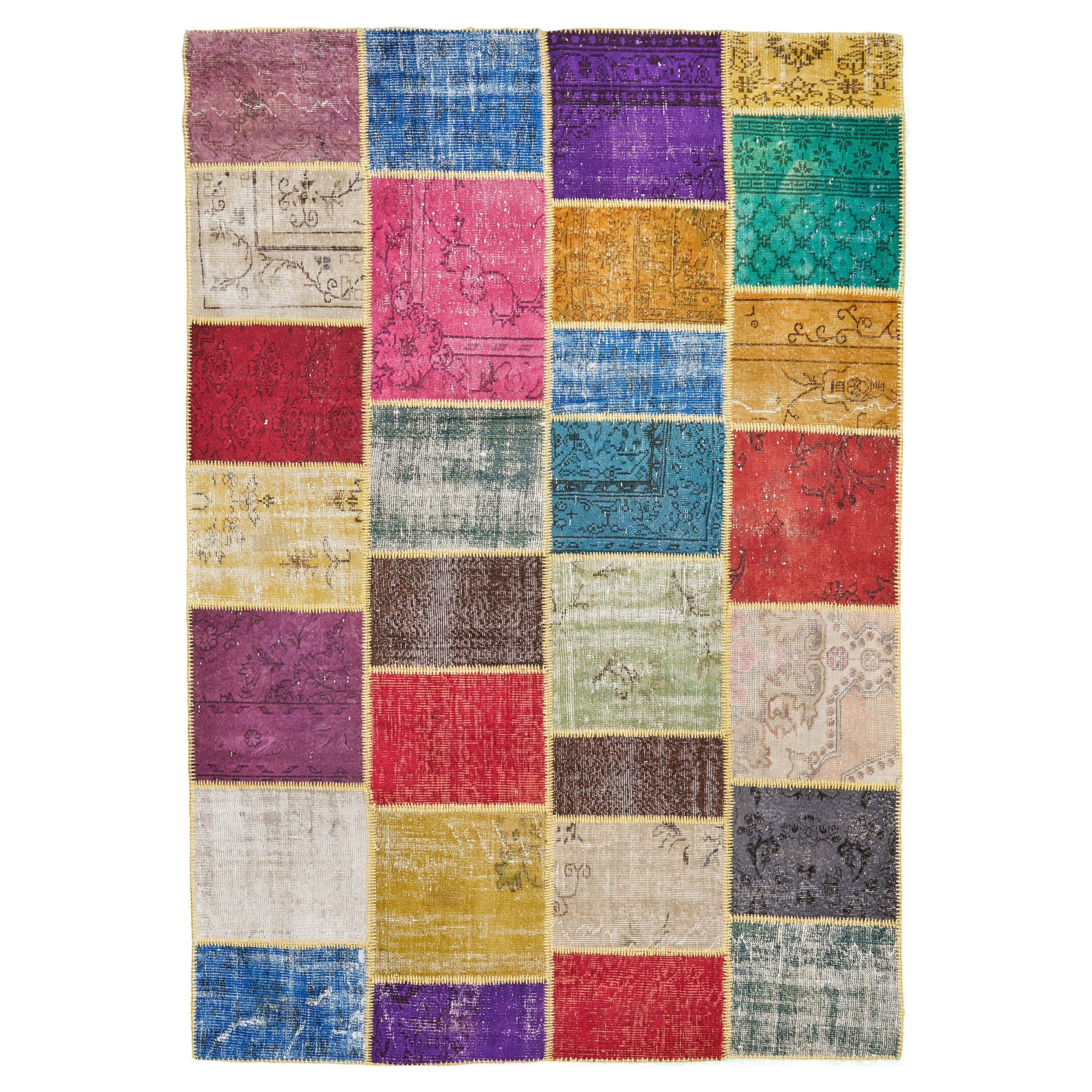 Patchwork di kilim turco vintage