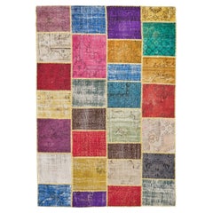 Patchwork di kilim turco vintage