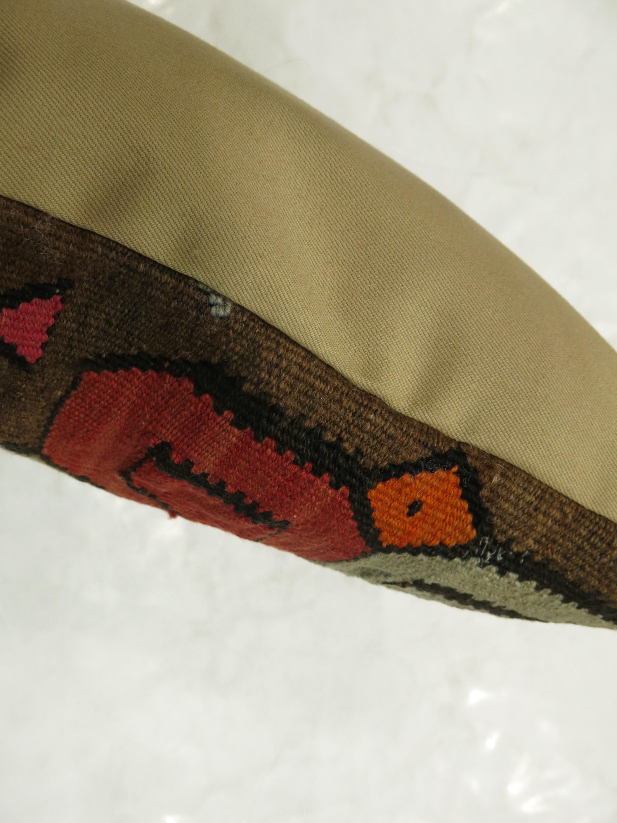 Vintage Turkish Kilim Pillow In Excellent Condition In New York, NY
