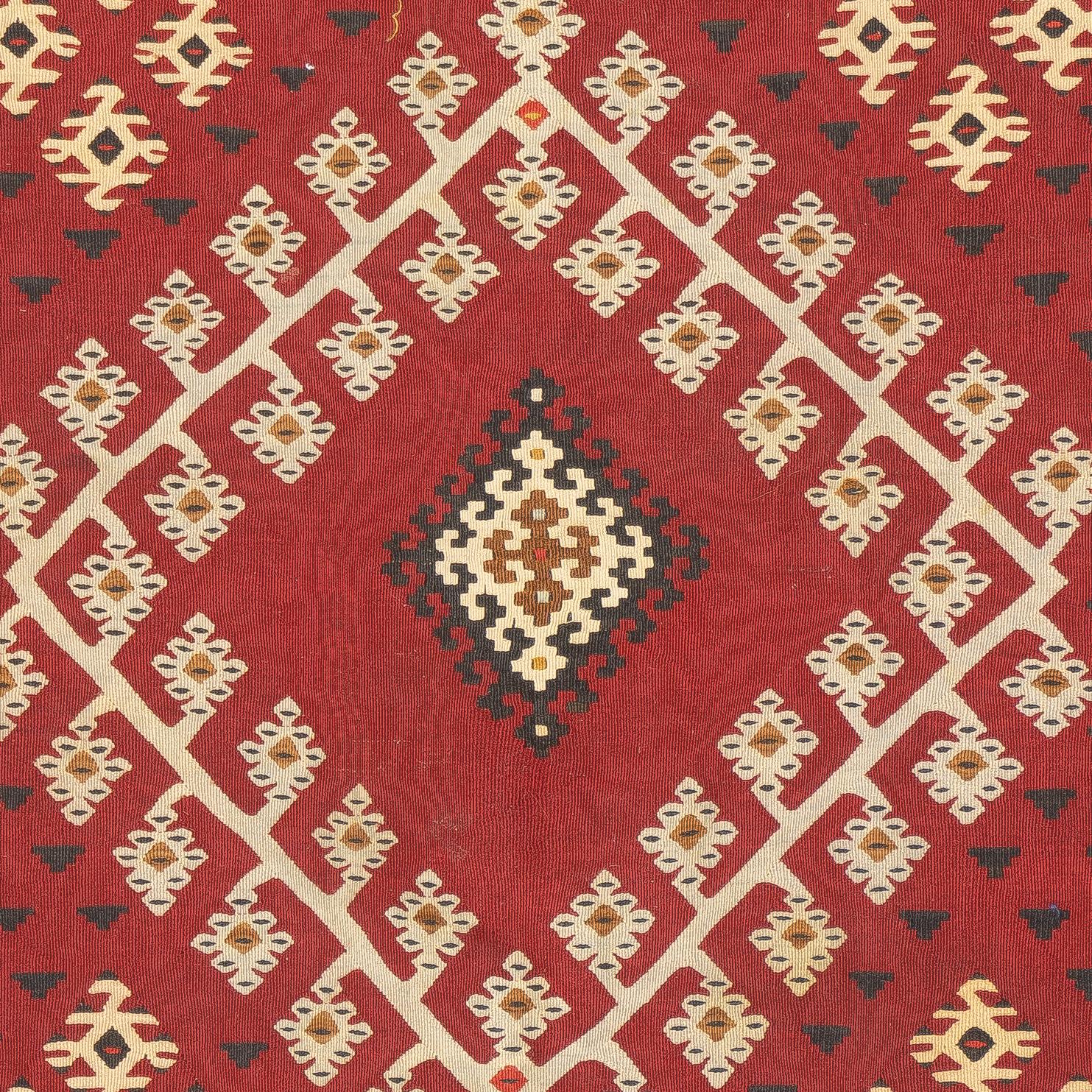 Alfombra Kilim Turca Vintage 4'5'' x 4'6'' Turco en venta