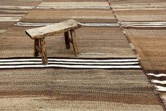 Vintage Turkish Kilim Rug, Flat-Weave